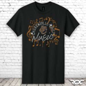 Churchville Chili Music Bling T-Shirt