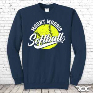 Mount Morris Softball Crewneck Sweatshirt