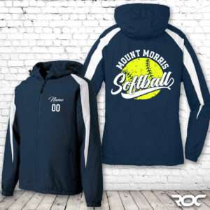 Mount Morris Softball Fleece Lined Windbreaker