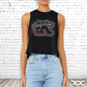 Perfection Bling Crop Tank