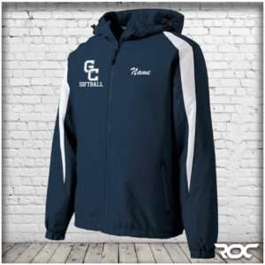 Gates Chili Softball  Fleece-Lined Colorblock Jacket
