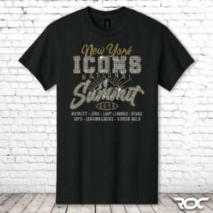 Icons National Summit Bling T-Shirt - Black