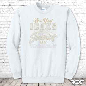 Icons National Summit Bling Crewneck - White