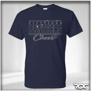 Panthers Cheer Bling T-Shirt