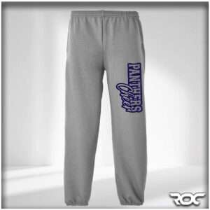 Panthers Cheer Cinched Bottom Sweatpants