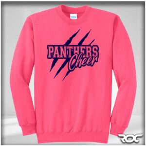 Panthers Cheer Crewneck - Pink