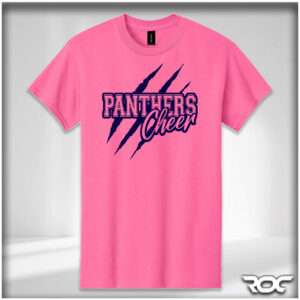 Panthers Cheer T-Shirt - Pink
