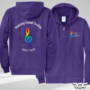 RWCC Good Treble Full Zip Hoodie - Purple