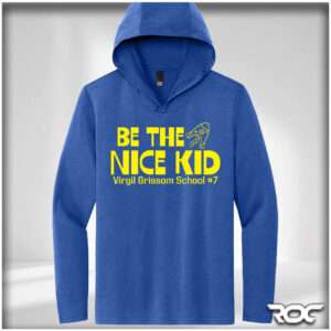 School #7 Nice Kid Hooded Long Sleeve T-Shirt