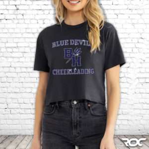 Blue Devils Jr. Cheer Crop T-Shirt