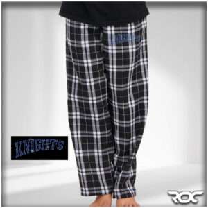 Finger Lakes Knights Baseball Bling Flannel Sweatpants