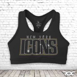 New York Icons Bling Sports Bra