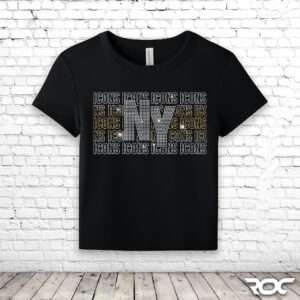 NY Icons Repeat Bling Baby T-Shirt