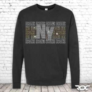 NY Icons Repeat Bling Crewneck