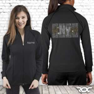 NY Icons Repeat Bling Warm Up Jacket