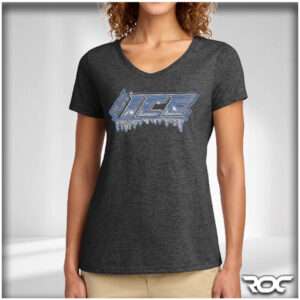 FLX Ice Bling Ladies V-Neck T-Shirt