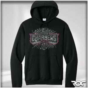 Chargers Bling Pullover Hoodie