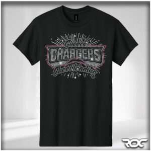 Chargers Cheer Bling T-Shirt