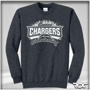 Chargers Cheer Crewneck Sweatshirt - Gray