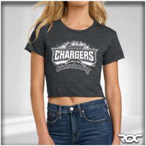 Chargers Cheer Crop T-Shirt