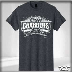 Chargers Cheer T-Shirt - Gray