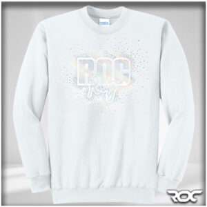 Roc Rarity Bling Crewneck Sweatshirt - White