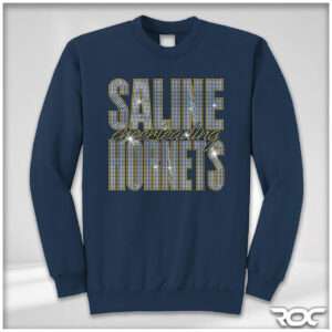 Saline Cheer Bling Crewneck Sweatshirt