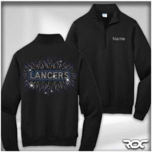 EHS Cheer Bling 1/4 Zip Sweatshirt