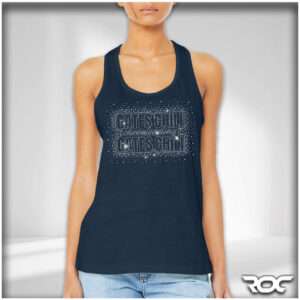GCHS Cheer Bling Racerback Tank Top