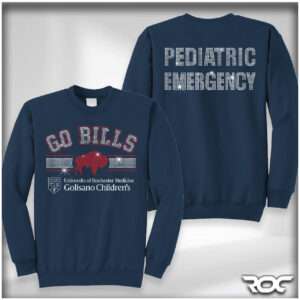 'Go Bills' Bling Crewneck Sweatshirt - Navy