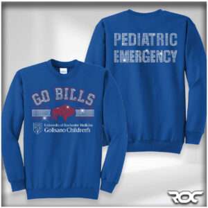 'Go Bills' Bling Crewneck Sweatshirt - Royal Blue