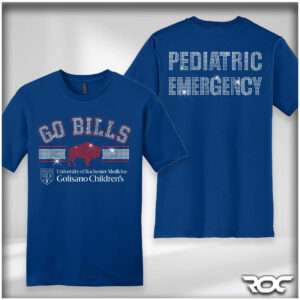 'Go Bills' Bling T-Shirt - Royal Blue