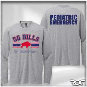 'Go Bills' Long Sleeve T-Shirt - Heather Gray