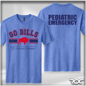 'Go Bills' T-Shirt - Heather Royal Blue