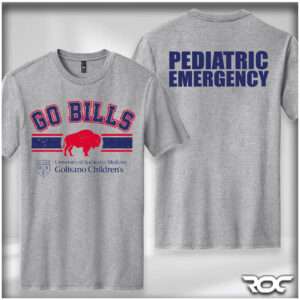 'Go Bills' T-Shirt - Heather Gray