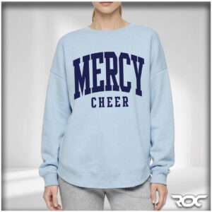 Mercy Cheer Curve Bottom Crewneck