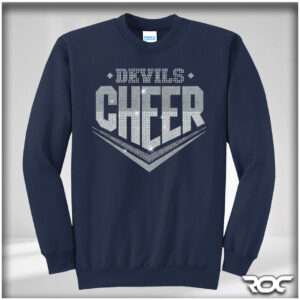 Devils Cheer Bling Crewneck