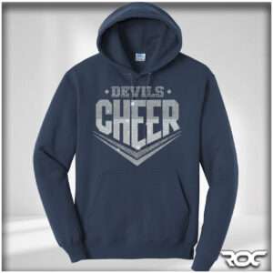 Devils Cheer Bling Pullover Hoodie