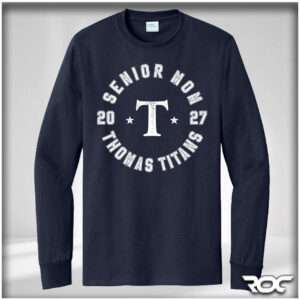 Thomas Titans Senior Mom Long Sleeve T-Shirt