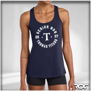 Thomas Titans Senior Mom Ladies Performance Tank