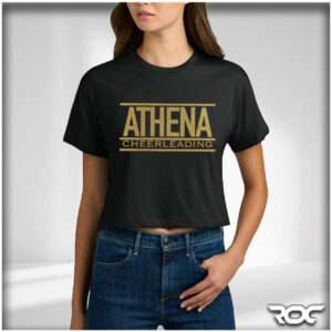 Athena Cheer Cropped T-Shirt