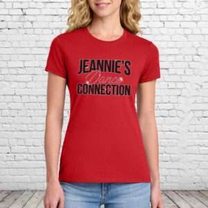 JDC Bling Ladies T-Shirt - Red