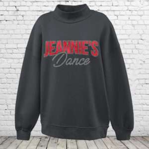 JDC Bling Pennant Mockneck Crewneck Sweatshirt